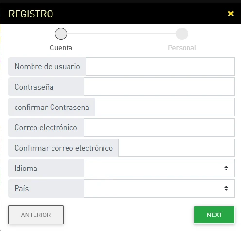 casino770 formulario de inscripción